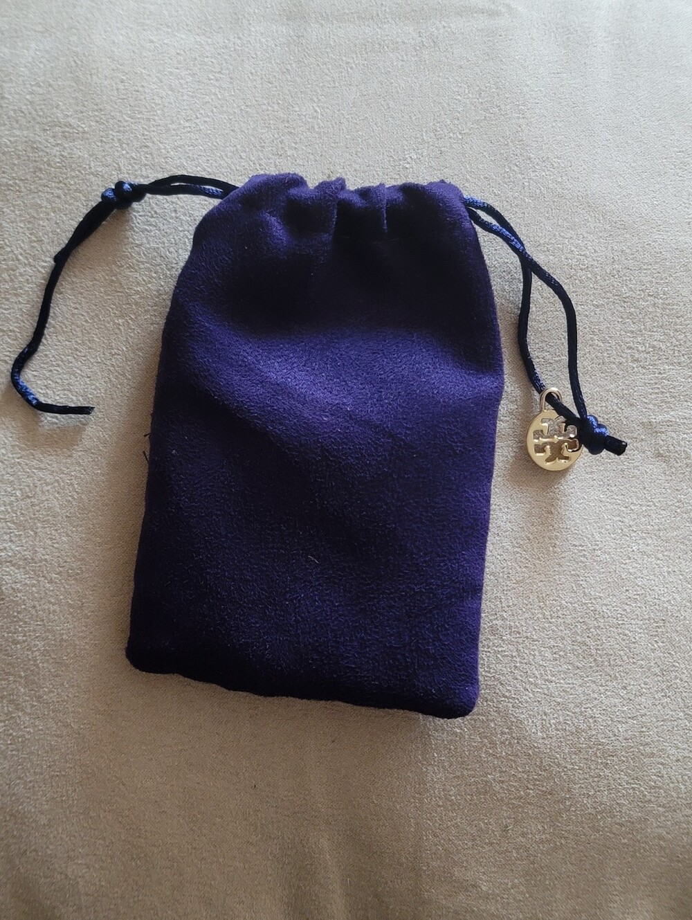 TORY BURCH Drawstring Jewelry Travel Pouch